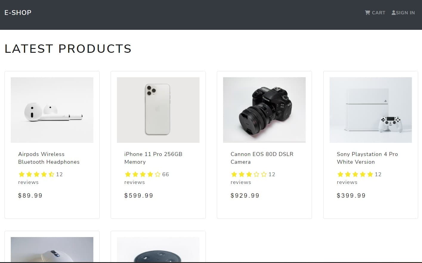 E-shop
